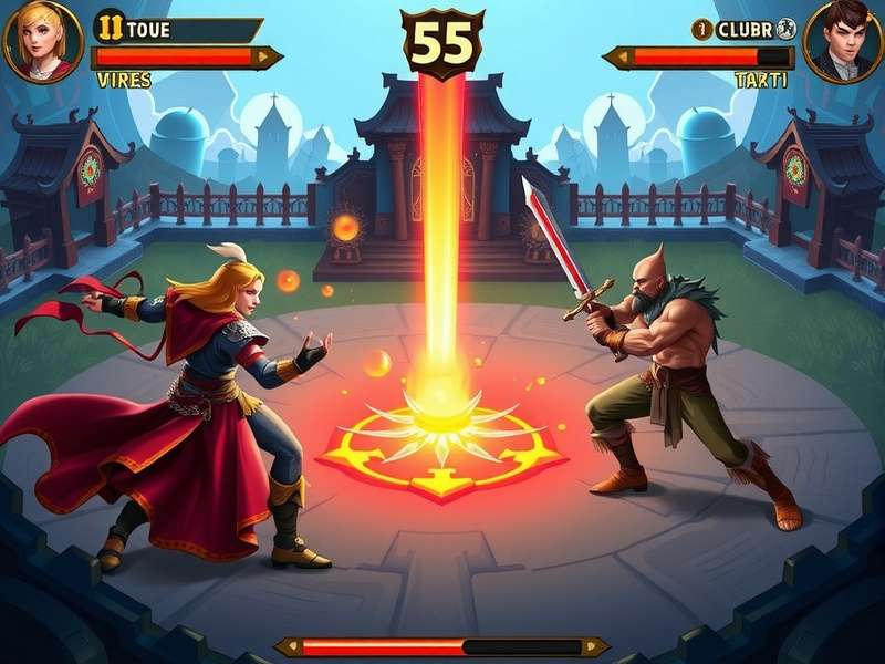 Mystic Warrior Duel combat interface